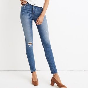 Madewell 10" High-Rise Skinny Jeans Size 24